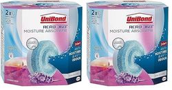 UniBond AERO 360° Moisture Absorber Lavender Garden Refill Tab, aromatherapy, ultra-absorbent and odour-neutralising, for AERO 360° Dehumidifier, Condensation Absorbers, Twin Pack (2 x 450g)
