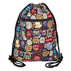Coolpack Vert Scary Stickers, Sac de Sport à Cordon Unisex Kids, Multicolore, Taille Unique