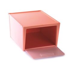 Snips, Joga, pudełko do przechowywania, 15 l, pudełko na organizer, oszczędność miejsca plastikowy pojemnik, różowy organizer, 37 x 27,7 x 33 cm, otwór z przodu, wyprodukowano we Włoszech
