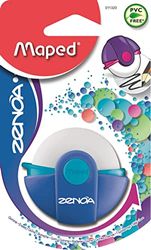 Maped Zenoa - Goma 100% protegida con funda giratoria, color azul