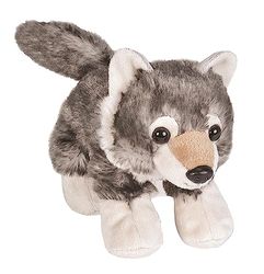 Wild Republic Wolf knuffeldier, pluche speelgoed, geschenken voor kinderen, Hug'Ems 7 Inches