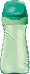 Maped Picnik Origins - Children's Water Bottle with Protective Cap, Drip-Proof and Waterproof System, BPA-Free Plastic, Green, 430 ml