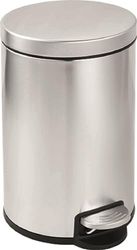Vigor Poubelle à pédale inox 12 litres