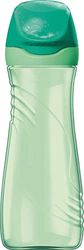 Maped Picnik Origins - Children's Water Bottle with Protective Cap - Drip-Proof and Waterproof System - BPA-Free Plastic - Green, 580 ml