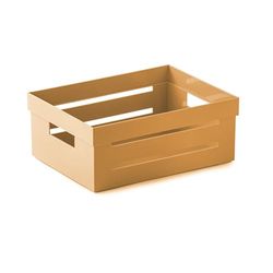 Snips Cassetta Multiuso, Organizer Multiuso, Contenitore Multiuso 2 LT, Colore Senape, 20 x 15 x 8,5 cm, Made in Italy