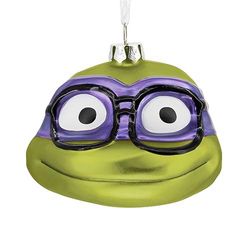 Hallmark Teenage Mutant Ninja Turtles: Mutant Mayhem Donatello julprydnad, blåst glas