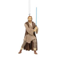 Hallmark Star Wars Obi-Wan Kenobi Christmas Tree Decoration - Resin Hanging Ornament, Gifts for Christmas
