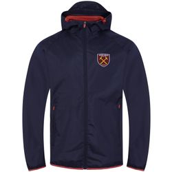 West Ham United FC Mens Crest Peaked Windbreaker