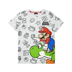 Super Mario Yoshi Marl T-shirt til drenge