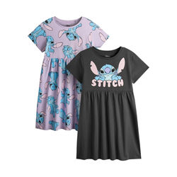 Lilo & Stitch Girls Stitch Character Dress Set (Pack of 2)