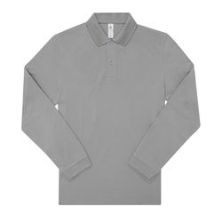 B&C Mens My Long-Sleeved Polo Shirt
