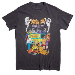 Scooby Doo Unisex Vuxen Where Are You Vintage Wash T-Shirt