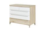 PAIDI Wickelkommode Remo ¦ holzfarben ¦ Maße (cm): B: 110 H: 94,3 T: 55.9