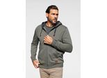 Man's World Kapuzensweatjacke, mit kontrastfarbigem Innenfutter