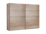 Schwebetürenschrank WIMEX "Easy", beige (struktureichefarben hell uni), B:180cm H:210cm T:65cm, Schränke, Schwebetürenschrank