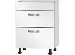 Kochfeldumbauschrank OPTIFIT "Ole", weiß, B:60cm H:87cm T:58,4cm, Spanplatte, Schränke