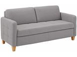 2,5-Sitzer HOME AFFAIRE "Earl", grau, B:163cm H:78cm T:78cm, Struktur fein (100% Polyester);Luxus-Microfaser ALTARA NUBUCK (100% Polyester);Luxus-Microfaser in Lederoptik (100% Polyester), Sofas