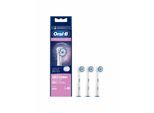 Oral-B Bürstenköpfe Sensitive Clean & Care - White - 3 pcs
