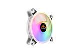 DUTZO KURA 140 White ARGB - Gehäuselüfter - 140mm - Weiß mit RGB-Beleuchtung - 29 dBA