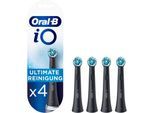 Oral-B Aufsteckbürsten iO Ultimative Reinigung BLACK, iO Technologie, schwarz