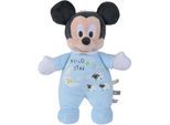 SIMBA Plüschfigur Disney Mickey Glow in the dark, Starry Night, 25cm, mit leuchtenden Elementen, blau