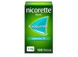 nicorette® Kaugummi whitemint, 2 mg Nikotin 105 St