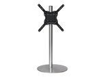 Sinox TV StandView Floor Mount with rotatable top. 26"-55". Alu finish 25 kg 55" From 200 x 200 mm