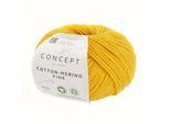 Cotton-Merino Fine Katia, Gelb, aus Baumwolle