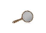 Gillian Jones Two Sided Hand Mirror in Leopard Print