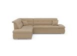 DOMO collection Ecksofa »Moric«, wahlweise mit Bettfunktion und Armlehnenverstellung