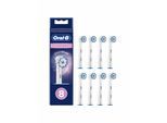 Oral-B Bürstenköpfe Sensitive Clean & Care - White - 8 pcs