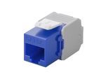 Pro Keystone module RJ45 CAT 6A UTP blue