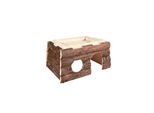 Trixie Tilde house with bed guinea pigs bark wood 39 × 22 × 29 cm