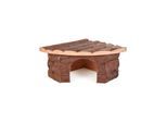 Trixie Jesper corner house large hamsters bark wood 32 × 13 × 21/21 cm