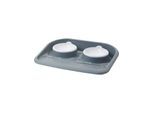 Savic Butler feeding station with rubberfeet 2x300 ml white/grey