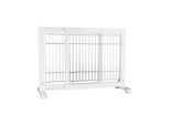 Trixie Barrier wood 65-108 × 61 cm white