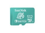 SanDisk Nintendo Switch microSD - 100MB/s - 512GB - Animal Crossing edition