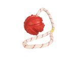 Trixie Aqua Toy ball on a rope floatable rubber ø 7/35 cm - Assorted