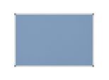 MAUL Pinnboard MAULstandard Textil, 90 x 120 cm - hellblau