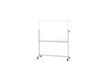 MAUL mobiles Whiteboard MAULstandard, drehbar, Emaille - 100 x 200 cm