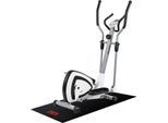 Motive Fitness by U.N.O. Crosstrainer CT 400 inkl. Schutzmatte weiß/schwarz