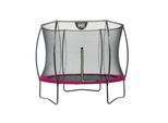 EXIT Silhouette Trampolin + Sicherheitsnetz 305 (10ft)Rosa