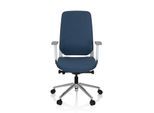 hjh OFFICE Profi Bürostuhl CHIARO T4 WHITE Stoff mit Armlehnen (höhenverstellbar)