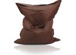 KINZLER Riesen-Sitzsack, 320 Liter, outdoorfähig in dunkelbraun