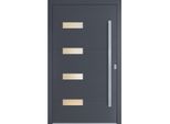 KM Meeth Sicherheits-Aluminium-Haustür Model A813 S4 DIN rechts, anthrazit