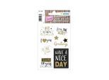 HERMA Stickers HOME gift stickers best wishes gold embossed