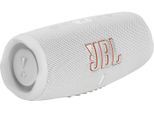 JBL Charge 5 Portabler Bluetooth-Lautsprecher (Bluetooth, 40 W, wasserdicht), weiß