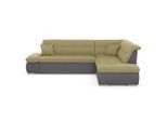 DOMO collection Ecksofa »Moric«, wahlweise mit Bettfunktion und Armlehnenverstellung