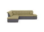 DOMO collection Ecksofa »Moric«, wahlweise mit Bettfunktion und Armlehnenverstellung