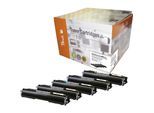 Peach HP 126 A 5 Toner (2*bk, c/m/y) ersetzt HP No. 126A, CE310A*2, CE311A, CE312A, CE313A für z.B. HP TopShot LaserJet Pro M 275 nw (wiederaufbereitet)